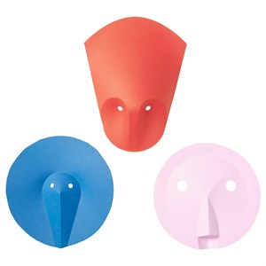 {{photo.Alt || photo.Description || 'IKEA PS 2026, настенное украшение, набор из 3 шт., розово-красный/синий'}}