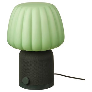 {{photo.Alt || photo.Description || 'KULGLASS, Лампа динамика Bluetooth, темно-зеленая'}}