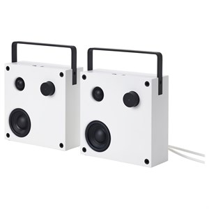 {{photo.Alt || photo.Description || 'VAPPEBY, Bluetooth-динамики, белые/комплект из 2 шт., поколение 3'}}