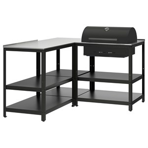 {{photo.Alt || photo.Description || 'GRILLSKÄR, барбекю на углях с кухонным островом, нержавеющая сталь/для улицы'}}