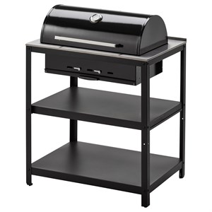 {{photo.Alt || photo.Description || 'GRILLSKÄR, барбекю на углях, черный/нержавеющая сталь для наружного применения'}}