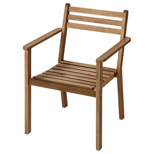 {{photo.Alt || photo.Description || 'ASKHOLMEN, стул с подлокотниками, открытый, темно-коричневый'}}