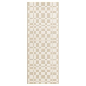 {{photo.Alt || photo.Description || 'NATTÅG, кухонный коврик, бежевый/клетка'}}