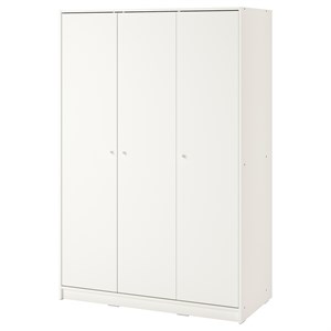 KLEPPSTAD, шкаф-купе с 3 дверцами, белый 804.417.59