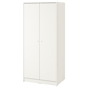 KLEPPSTAD, шкаф-купе с 2 дверцами, белый 104.372.37