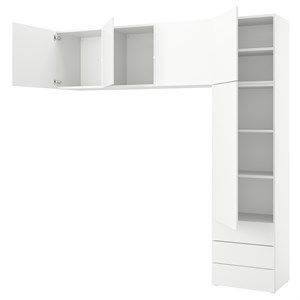 {{photo.Alt || photo.Description || 'PLATSA, шкаф 5 дверей+3 ящика, белый/Фонн белый'}}