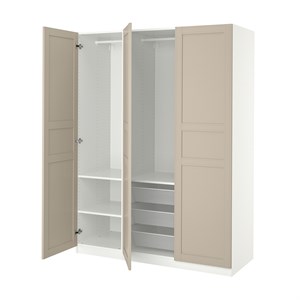 {{photo.Alt || photo.Description || 'PAX / FLISBERGET, комбинация гардероба белый/светло-бежевый'}}
