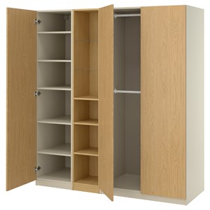 {{photo.Alt || photo.Description || 'PAX / STORKLINTA, Комбинация гардероба, серо-бежевый/дубовый эффект'}}