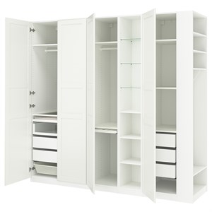 {{photo.Alt || photo.Description || 'PAX / TYSSEDAL, Комбинация гардероба, белый белый/белый'}}