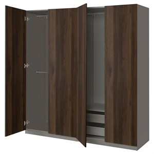{{photo.Alt || photo.Description || 'PAX / STORKLINTA, Комбинация гардероба, темно-серый/темно-коричневый под мореный дуб'}}