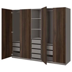 {{photo.Alt || photo.Description || 'PAX / STORKLINTA, Комбинация гардероба, темно-серый/темно-коричневый под мореный дуб'}}