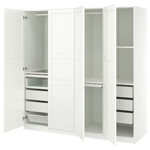 {{photo.Alt || photo.Description || 'PAX / TYSSEDAL, Комбинация гардероба, белый белый/белый'}}