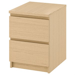 {{photo.Alt || photo.Description || 'MALM, комод с 2 ящиками, дубовый шпон, беленый'}}