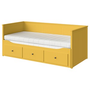 {{photo.Alt || photo.Description || 'HEMNES, кушетка с 3 ящиками/2 матрасами, желтый/фирма Åfjäll'}}