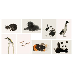 {{photo.Alt || photo.Description || 'VÄXBO, художественная открытка, портреты животных'}}