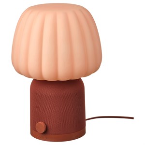 {{photo.Alt || photo.Description || 'KULGLASS, Лампа динамика Bluetooth, красно-коричневый/розовый'}}