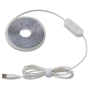 {{photo.Alt || photo.Description || 'KABBLEKA, Светодиодная лента с USB, регулируемый цвет'}}