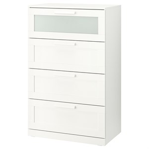 {{photo.Alt || photo.Description || 'BRIMNES, комод с 4 ящиками, белый/матовое стекло'}}