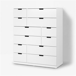 {{photo.Alt || photo.Description || 'NORDLI, комод с 12 ящиками, белый'}}