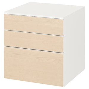 {{photo.Alt || photo.Description || 'SMÅSTAD / PLATSA, комод с 3 ящиками, белый/береза'}}