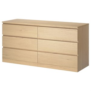 {{photo.Alt || photo.Description || 'MALM, комод с 6 ящиками, дубовый шпон, беленый'}}