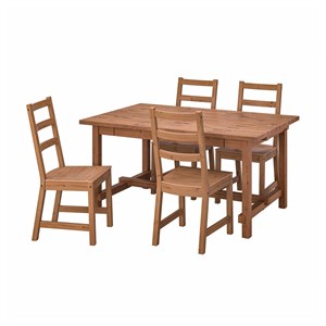 {{photo.Alt || photo.Description || 'NORDVIKEN / NORDVIKEN, стол и 4 стула, морилка антик/античная морилка'}}