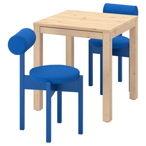 {{photo.Alt || photo.Description || 'IKEA PS 2026, стол и 2 стула, сосна/Кнебек ярко-синий'}}