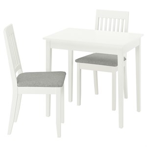 {{photo.Alt || photo.Description || 'NÄSINGE / NÄSINGE, стол и 2 стула, белый/белый Tibbleby бежево-серый'}}