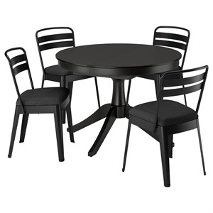 {{photo.Alt || photo.Description || 'ROSENTORP / RAMSNÄS, стол и 4 стула, черный/черный'}}