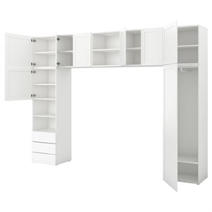 {{photo.Alt || photo.Description || 'PLATSA, шкаф 8 дверей+3 ящика, белый/Фоннес Саннидал'}}