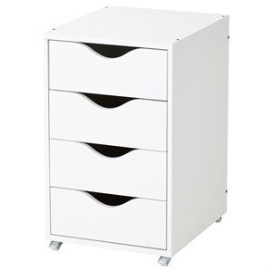 FRIIDROTT, тумба на роликах, белый 406.090.72
