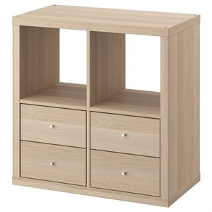 {{photo.Alt || photo.Description || 'KALLAX, стеллаж, с 4 ящиками/под беленый дуб'}}
