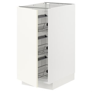 {{photo.Alt || photo.Description || 'METOD, Напольный шкаф с проволочными корзинами, белый/Вальстена белый'}}