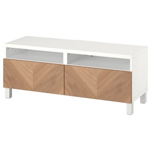 {{photo.Alt || photo.Description || 'BESTÅ, Тумба под ТВ с ящиками, белый/Хедевикен/Дубовый шпон Стуббарп'}}