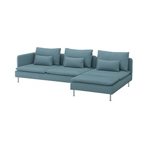 {{photo.Alt || photo.Description || 'SÖDERHAMN, 4-местный диван с шезлонгом и открытым торцом/Фридтуна темно-серо-синий'}}