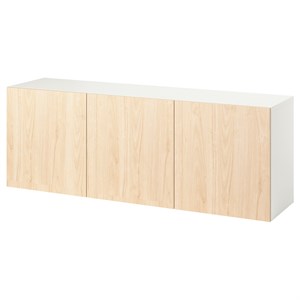 {{photo.Alt || photo.Description || 'BESTÅ, комбинация навесного шкафа, белый/ясень Фэнрик'}}
