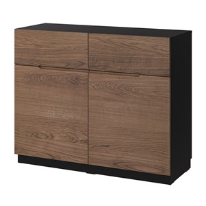 {{photo.Alt || photo.Description || 'KLACKENÄS, комод, черный/дубовый шпон, коричневая морилка'}}