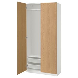 {{photo.Alt || photo.Description || 'PAX / STORKLINTA, Комбинация гардероба, эффект белый/дуб'}}
