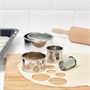 LÄTTBAKAD, формочки для печенья, набор из 5 шт., серебристый цвет 704.801.62