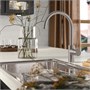 SALLSJÖN, Смеситель для кухни односторонний, цвет нержавеющей стали 906.104.45