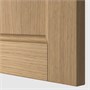 METOD, тумба под раковину + 2 дверцы, белый/дуб Ведхамн 894.384.13