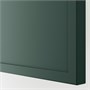ASPUDDEN, 2-дверный угловой напольный шкаф, темно-серо-зеленый 606.033.66