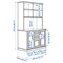 ÖNNERUP, мини-кухня, кремово-белый 805.002.87