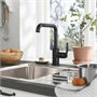TAKSJÖN, Смеситель для кухни односторонний, черный 106.104.49