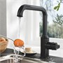 TAKSJÖN, Смеситель для кухни односторонний, черный 106.104.49