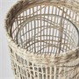 SLIPPRIG, фонарь для формовой свечи, осока ручной работы 905.335.98