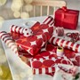 VINTERFINT, Рулон для подарочной упаковки, двусторонний, смешанный узор/красный/белый 606.362.39