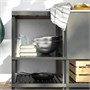 BÅTSKÄR, открытая кухня, садовый/темно-серый 005.533.93