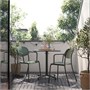 VISINGSÖ / VISINGSÖ, стол и 2 стула, открытый темно-зеленый/темно-зеленый 696.214.98