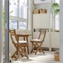 ASKHOLMEN, стол f настенный+ 2 складных стула, открытый 995.299.12